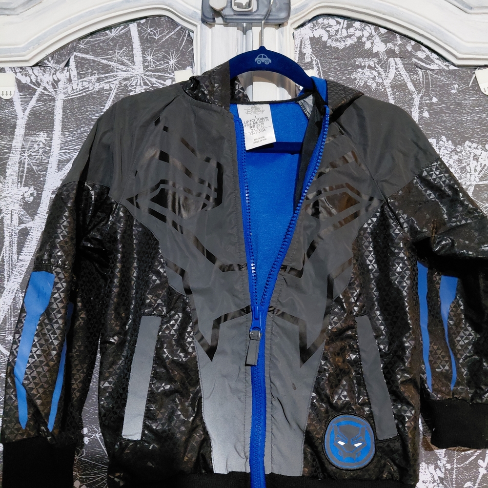 Disney Black and Blue Windbreaker Jacket